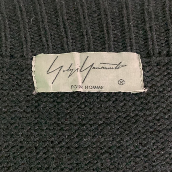 YOHJI YAMAMOTO 2018 pour Homme back print long cardigan - Picture 8 of 13